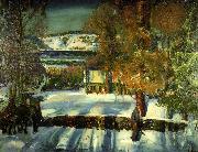 Strabe im Winter George Wesley Bellows